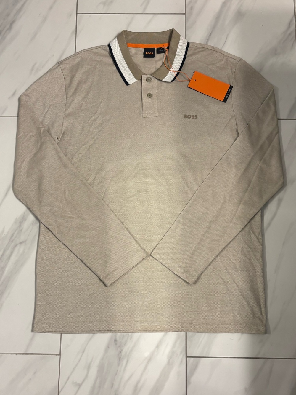 Men’s Boss Hugo Boss Long Sleeve Polo T-Shirt